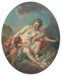 Venus Restraining Cupid - Francois Boucher