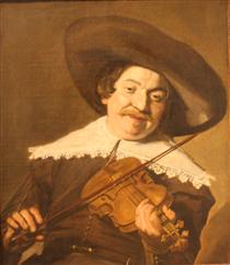 Daniel van Aken Playing the Violin - Frans Hals