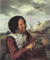 La Jeune Pêcheuse - Frans Hals