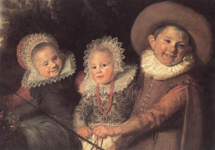 Group of Children (detail), c.1620 - Frans Hals