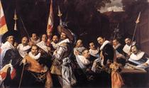 Offiziere der Militärwache des heiligen Adrian 1633 - Frans Hals