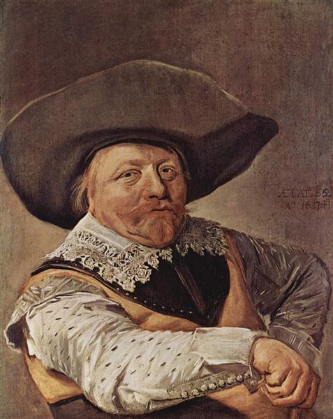 Portrait of a seated officer, 1637 - Франс Халс