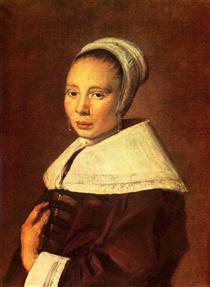 Portrait of a young woman - Frans Hals