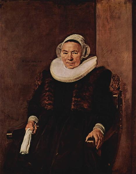 Portrait of an unknown woman, 1643 - 哈爾斯