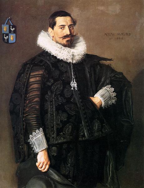 Portrait of Jacob Pietersz Olycan, 1625 - Франс Халс