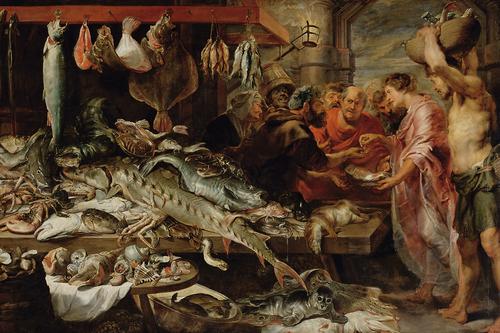 Fish market, 1621 - Франс Снейдерс