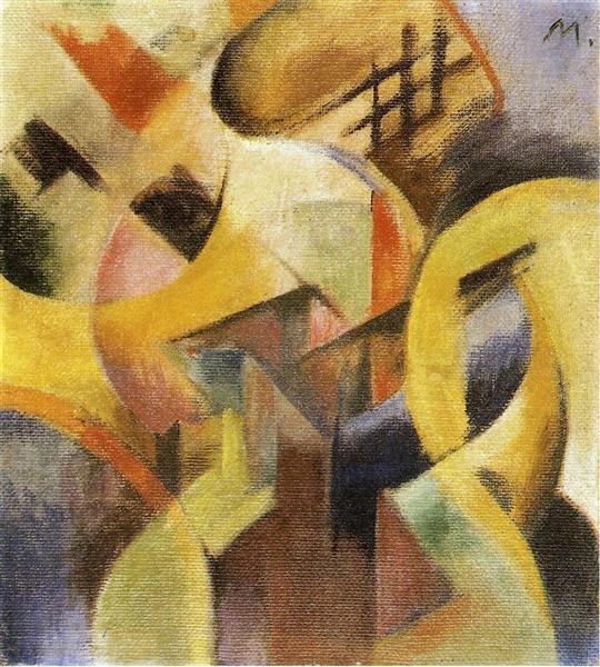 Small Composition I, 1913 - Франц Марк