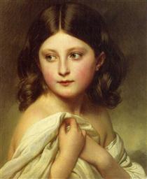 A Young Girl called Princess Charlotte - Franz Xaver Winterhalter