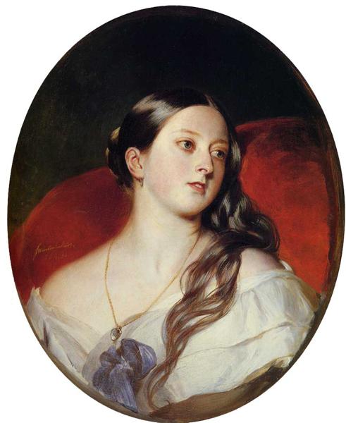 Queen Victoria, 1843 - 弗朗兹·克萨韦尔·温德尔哈尔特