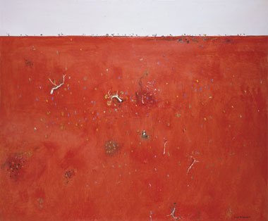 Red Landscape - Fred Williams