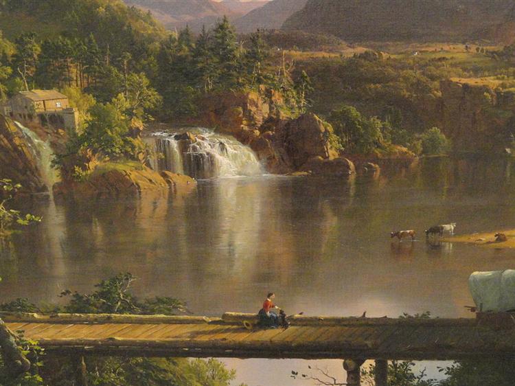 New England Scenery (detail), 1851 - Frederic Edwin Church