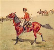Hussar, Russian Guard Corps - Frederic Remington