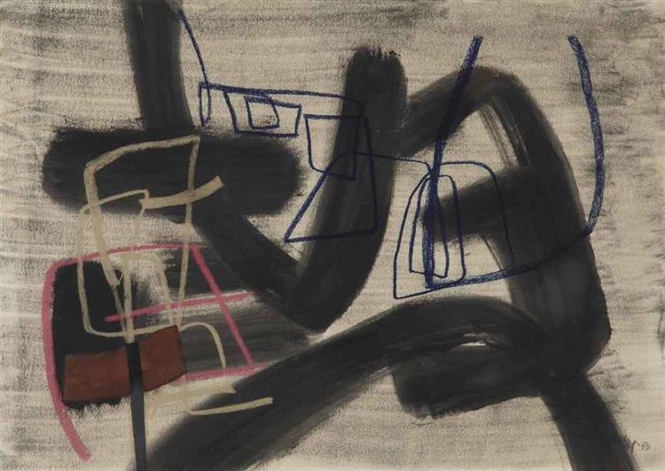 Untitled, 1953 - Fritz Winter