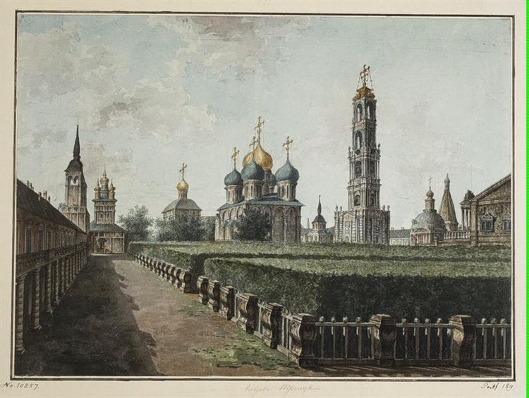 Trinity Lavra of St. Sergius, c.1805 - Fyodor Alekseyev
