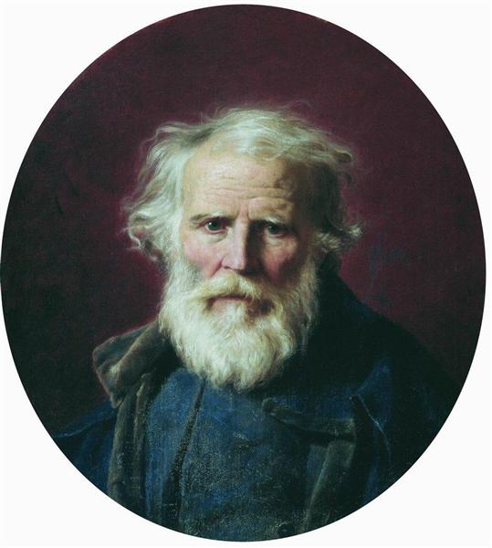Portrait of the artist's father, 1871 - Fyodor Bronnikov