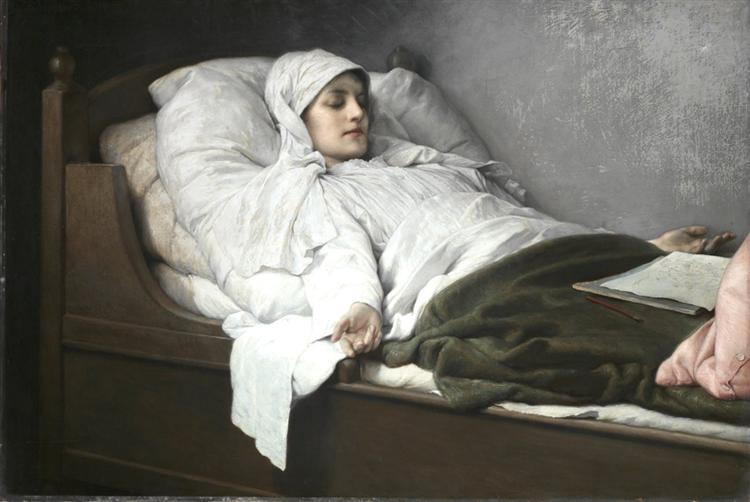 The Seeress of Prevorst, 1892 - Габриэль фон Макс