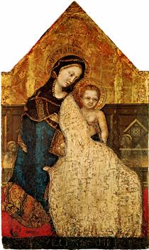 Madonna with Child Gentile da Fabriano - Джентиле да Фабриано