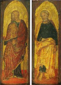 St. James the Greate and St. Peter, the polyptych Sandei Collection Berenson - 簡提列·德·菲布里阿諾