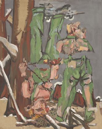 Woodmen, 1968 - Georg Baselitz