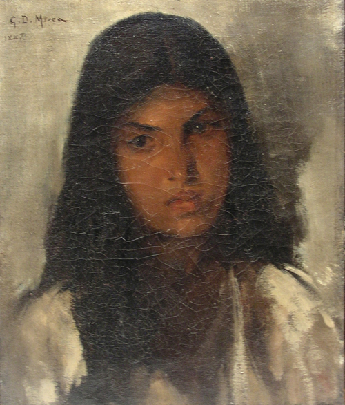 Portrait of a Young Woman, 1887 - Георге Деметреску Міреа