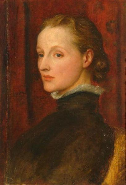 Portrait of Mary Fraser Tytler, afterwards Mary Seton Watts, 1887 - George Frederic Watts