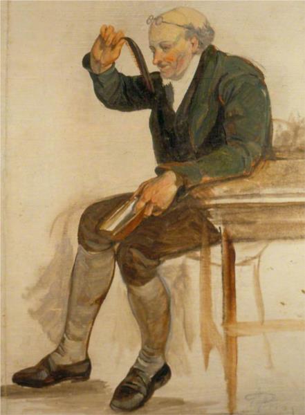 The Schoolmaster, 1826 - Джордж Харві