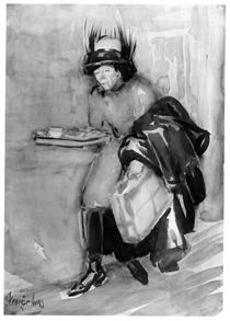 The One Armed Lunch - George Luks