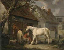 A Farrier's Shop - George Morland