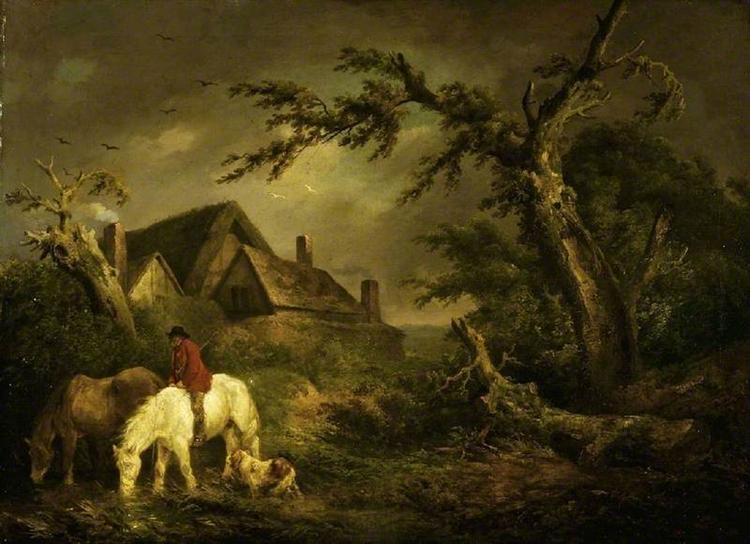 Watering Horses, 1791 - George Morland
