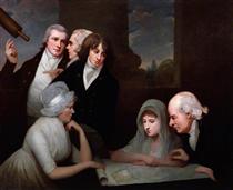 Adam Walker and his family - George Romney
