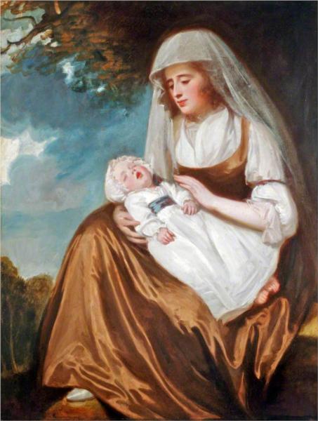 Mrs Mary Oliver (1763–1845), 1785 - Джордж Ромни