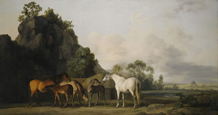 Brood Mares and Foals - George Stubbs
