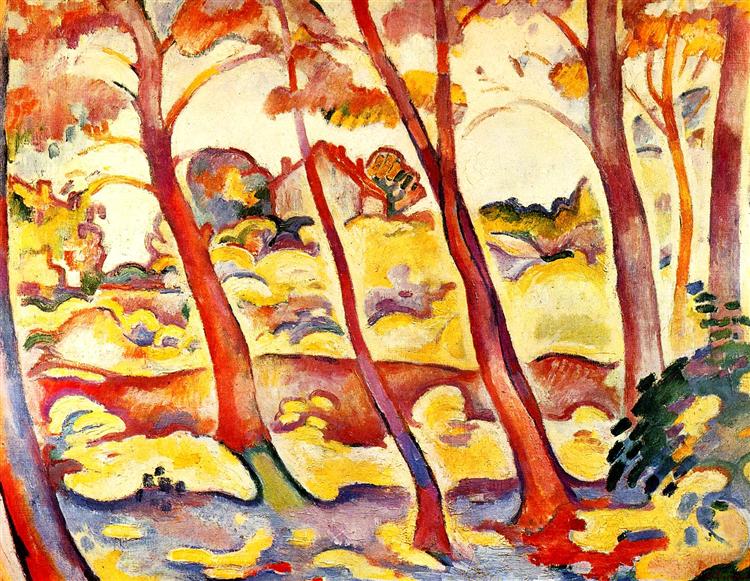 Landscape at La Ciotat, 1907 - Georges Braque