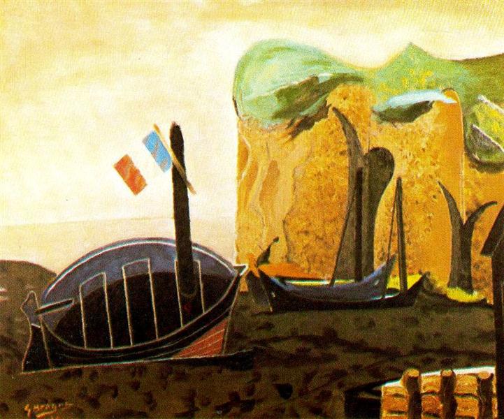 The boat of the flag - Georges Braque