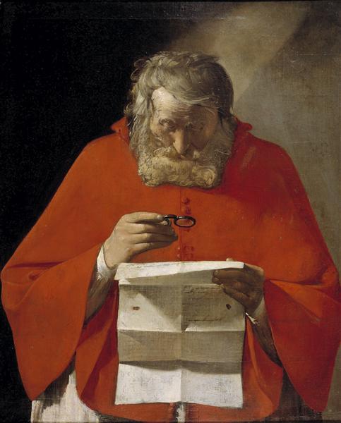 Saint Jerome reading a letter, 1627 - 1629 - 喬治．德．拉圖爾