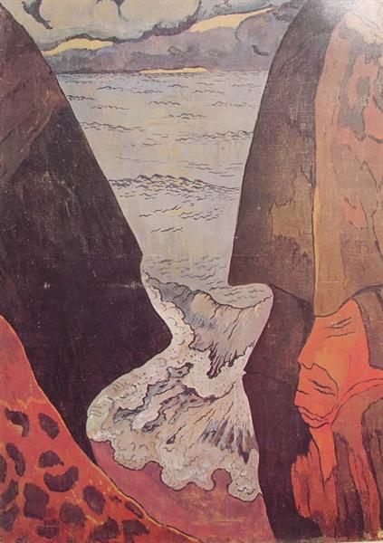 Cliffs near Camaret, 1892 - Жорж Лякомб