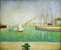 Port of Honfleur - Georges Pierre Seurat