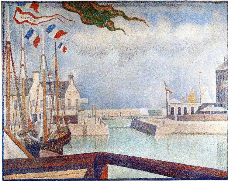 Sunday at Port-en-Bessin, 1888 - Georges Seurat