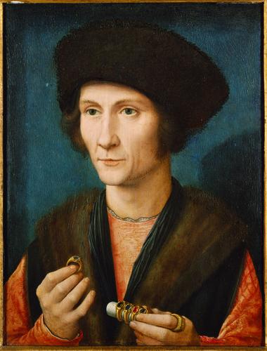Portrait of a Goldsmith, c.1510 - Герард Давид