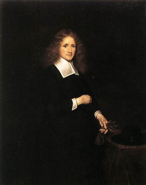 Portrait of a Young Man, 1670 - Герард Терборх