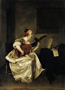The Lute Player - Gerard ter Borch