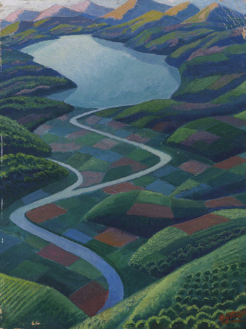 Paesaggio Aereo, 1936 - Gerardo Dottori