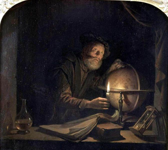 Astronomer, 1650 - 1655 - Gerrit Dou - WikiArt.org