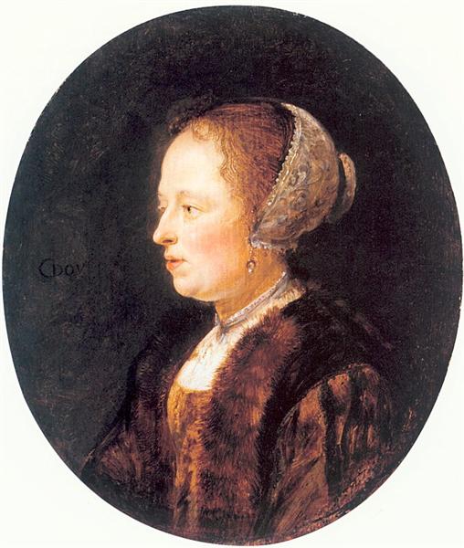 Portrait of a Woman, 1635 - 1640 - Gerrit Dou