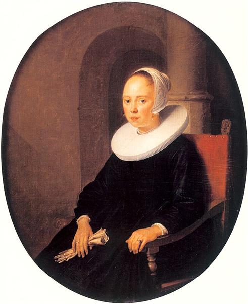 Portrait of a Woman, 1642 - 1646 - Gerrit Dou