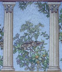 Mosaic - Dining hall room of the Sainte-Barbe library, Paris - Джандоменіко Факкіна