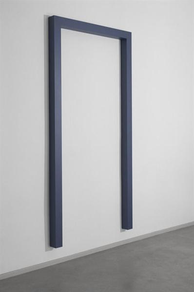 Intense blue-gray portal III, 1, 1967 - Gianni Piacentino