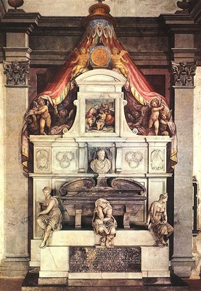 Monument to Michelangelo, 1570 - Джорджо Вазарі
