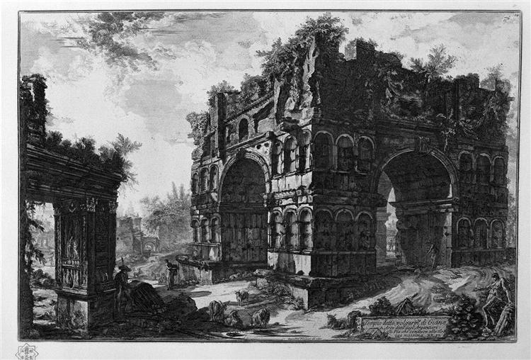 Commonly called the Temple of Janus - Giovanni Battista Piranesi