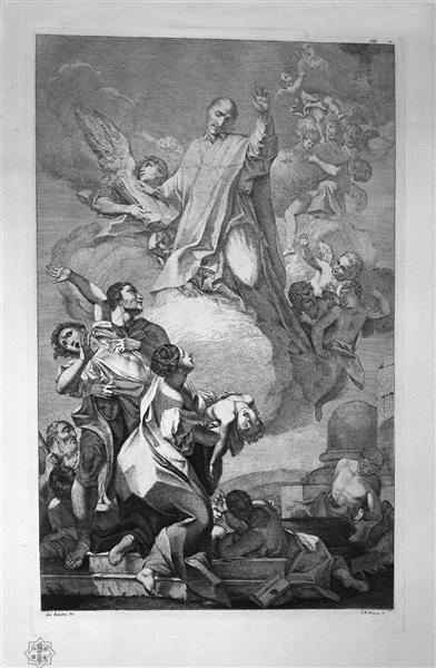 Miracles worked by a saint - Джованні Баттіста Піранезі